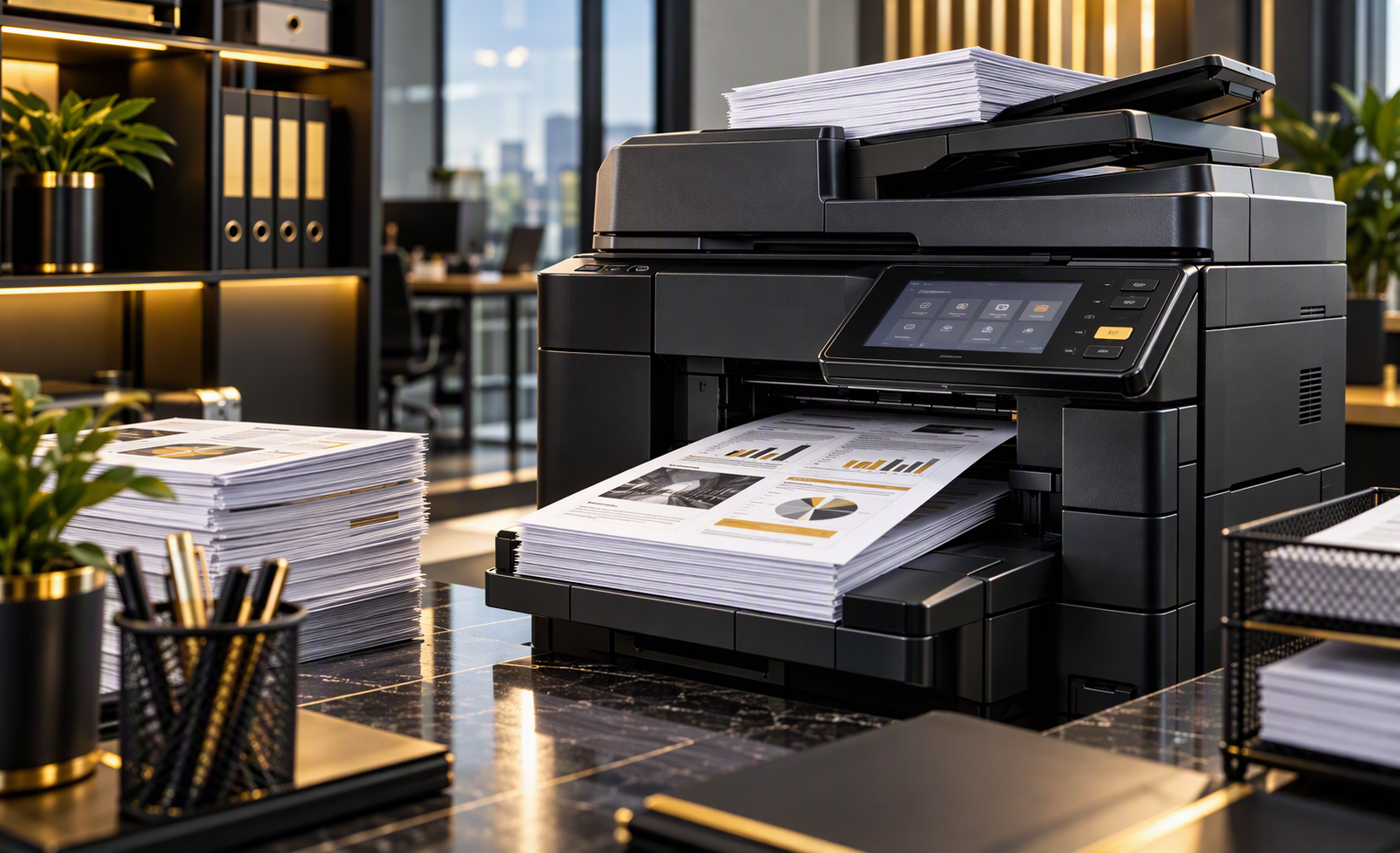Batch scanning and high-volume printing services